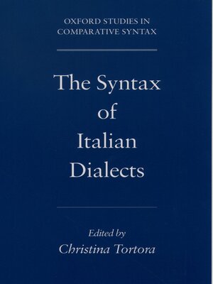 cover image of The Syntax of Italian Dialects